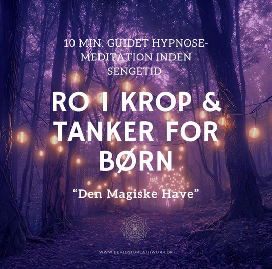 🌙 Guidet hypnose-meditation til børn med uro og angstfyldte tanker 🌙